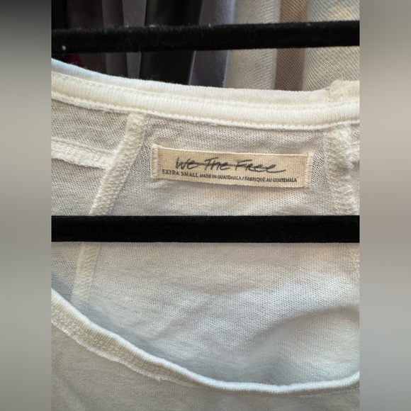 Free People White Short Sleeve Top - Picture 8 of 8